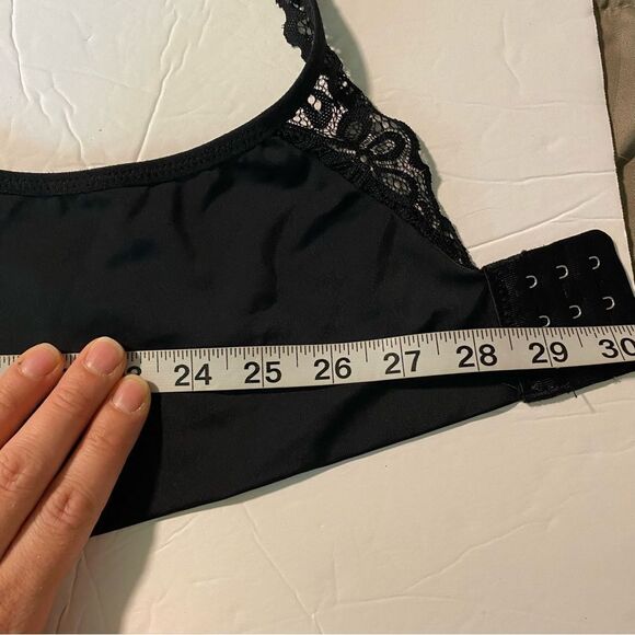 Very Sexy underwire mesh lace stemless unlined Demi Bra Black 36C/D - Picture 11 of 11